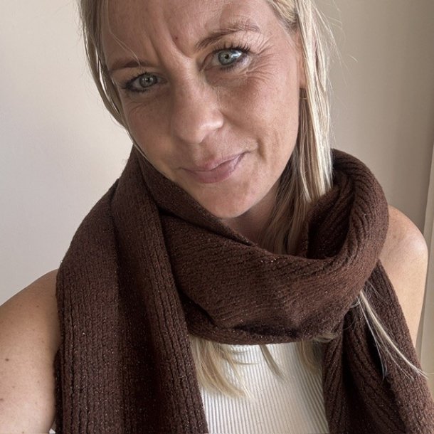 Halst�rkl�de glimmer Nina Viskose Mix