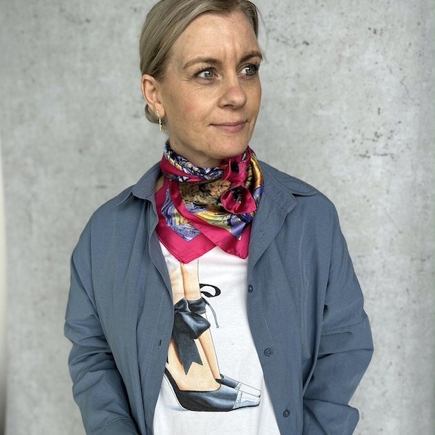 Kvadratisk trklde ALPS satin