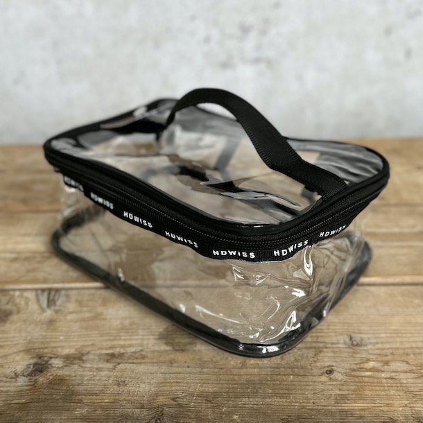 Toilettaske transparent hndbagage