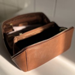 Esra Toilettaske skind