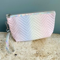 lille toilettaske regnbue