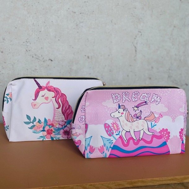 Toilettaske Unicorn stor