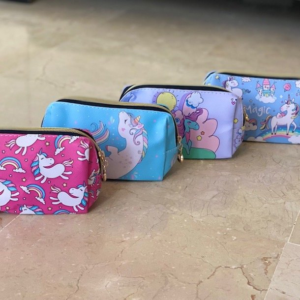 Toilettaske Unicorn mellem