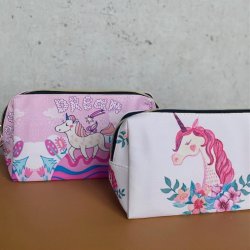 Toilettaske Unicorn mellem