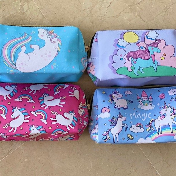 Toilettaske Unicorn mellem