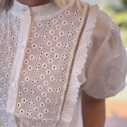 Skjorte med korte rmer bomuld str. S-XL