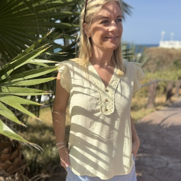 Top Sarah med v-neck 