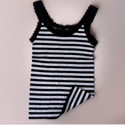 ISA stripe rib Top ko-tex mikro fiber S-XXL