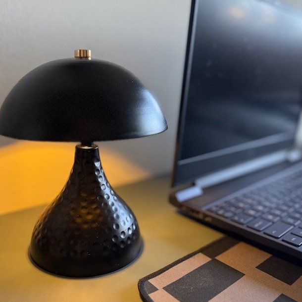 Bordlampe LED 15x19 cm metal