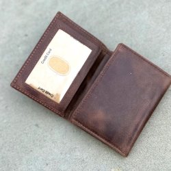 Kortholder 3-fljet Cow skind