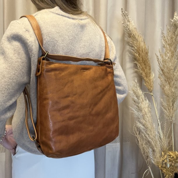 Conner crossbody / rygsk Skind