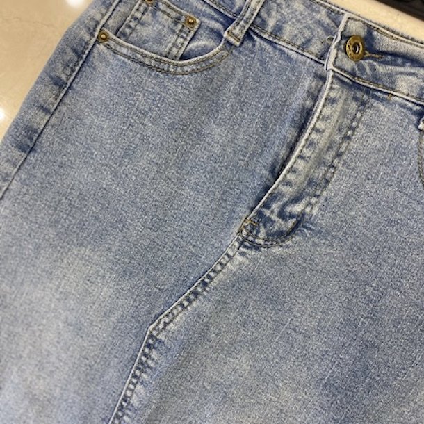 Denim nederdel medi str. S-XL