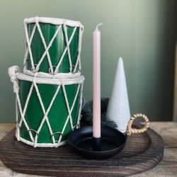 Tromme lux tr og skind stor