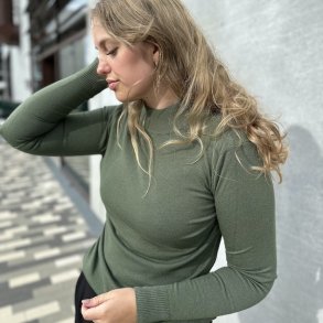 Perfect Basic Sweater turtleneck viskose/cashmere miks