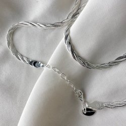 Halskde TERESA Sterling Slv