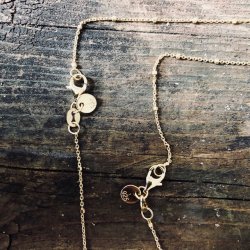 Halskde - Kugle Forgyldt slv