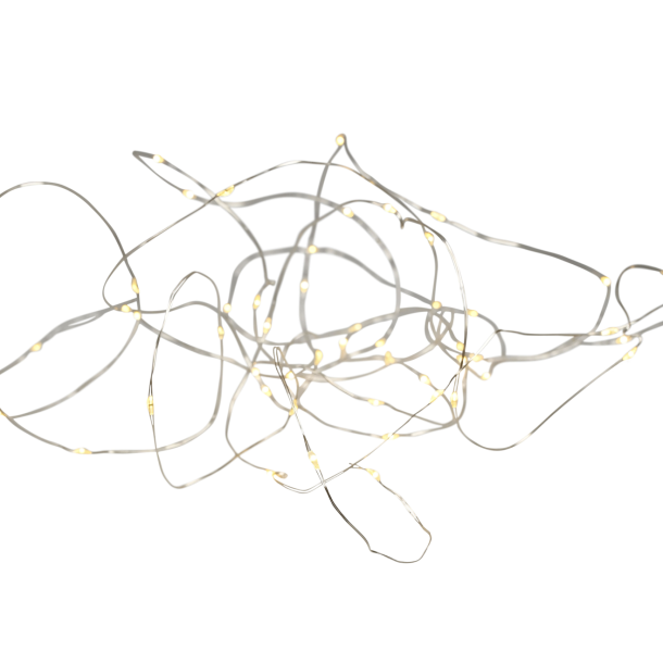 Lyskde til batteri med 10 dioder 120 cm