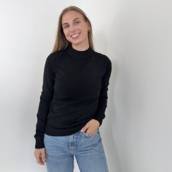 Turtle neck klassisk sweater  str. S-XL viskose miks