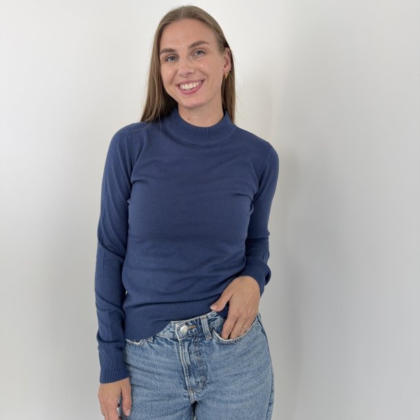 Turtle neck klassisk sweater  str. S-XL viskose miks