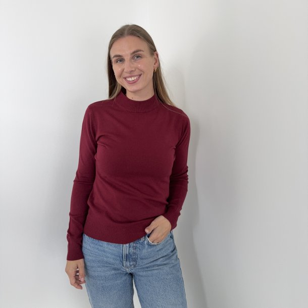 Turtle neck klassisk sweater  str. S-XL viskose miks