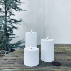 Hvide Udendrs Bloklys 100x150 mm