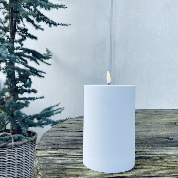 Hvide Udendrs Bloklys 100x150 mm