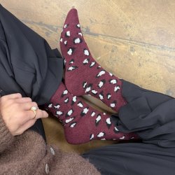 Strmper leo angora/uld miks str. 36-40