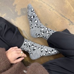 Strmper leo angora/uld miks str. 36-40