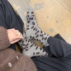 Strmper leo angora/uld miks str. 36-40