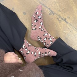 Strmper leo angora/uld miks str. 36-40