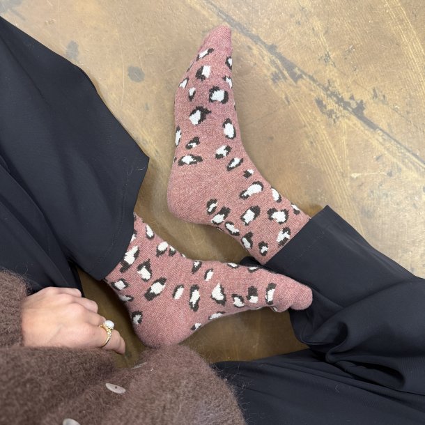 Strmper leo angora/uld miks str. 36-40