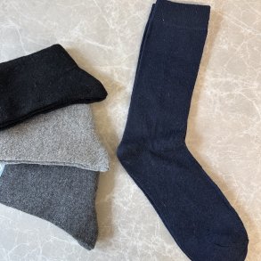 Str�mper med uld - one size (40-46)