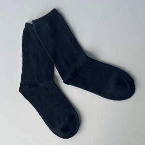 Uldstrmper sort kantfri str. 35-40