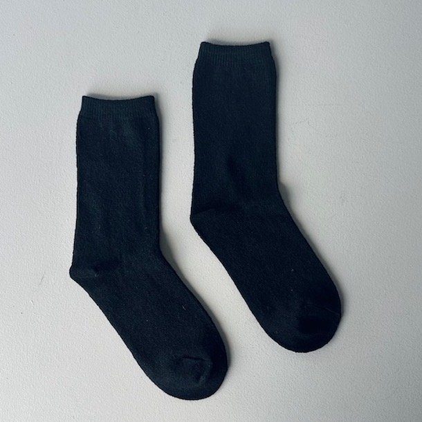 Uldstrmper sort kantfri str. 35-40