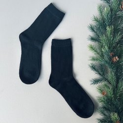 Uldstrmper sort str 40-46