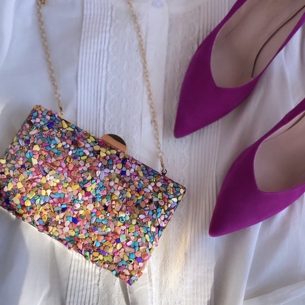 Aftentaske color stones