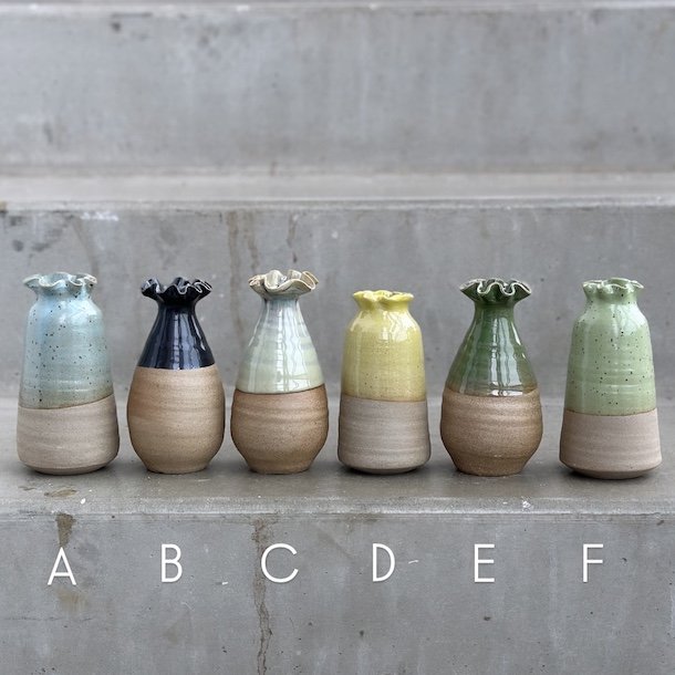 Vase half glace Keramik