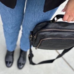 Emery Crossbody washed skind