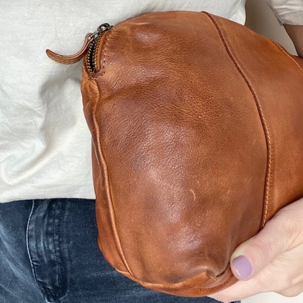 Toilettaske Eden stor washbag skind