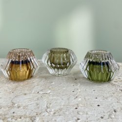 Lysestage vendbar glas