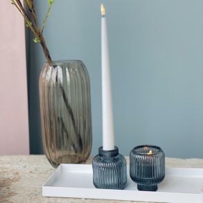 Fyrfadsstage rille bl