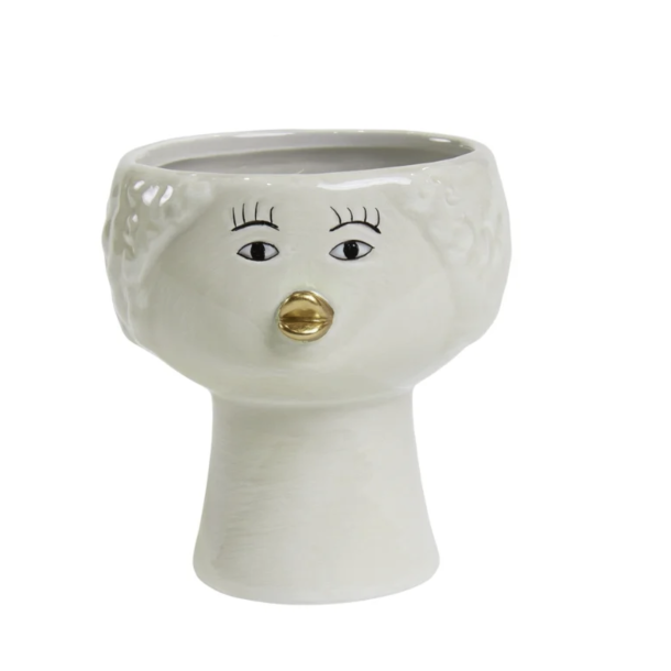 Skjuler ansigt keramik