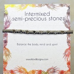 Vvet armbnd m. betydning STONE