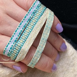 Vvet armbnd plain - GRN