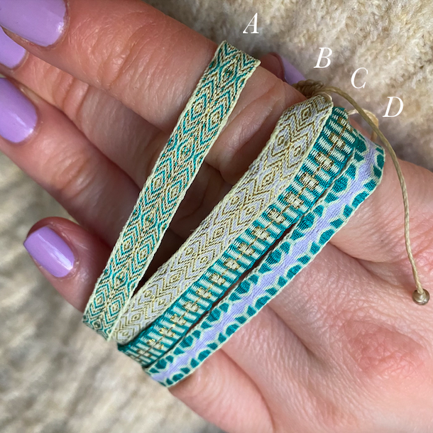 Vvet armbnd plain - GRN