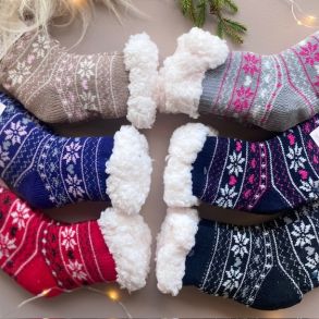 Hjemmesko strmpe brn vinter str 28-35 