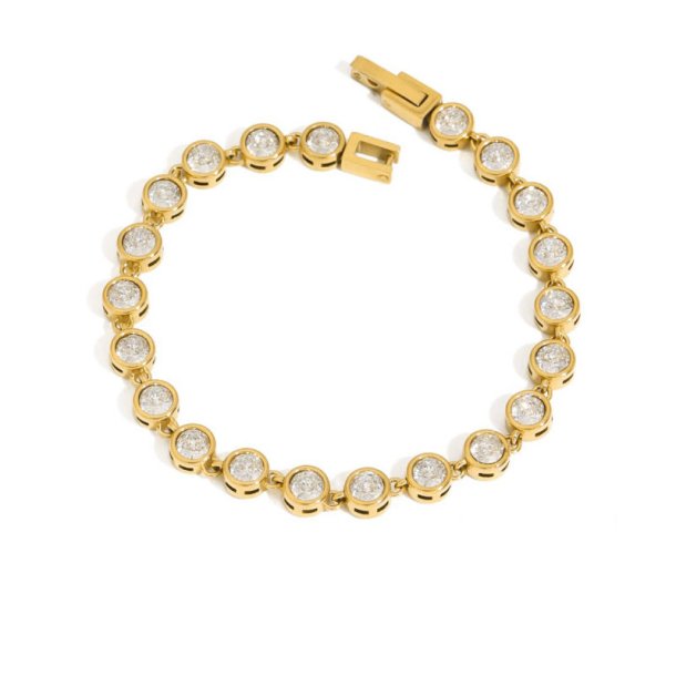 Armb�nd STONE - Guldbelagt vandfast