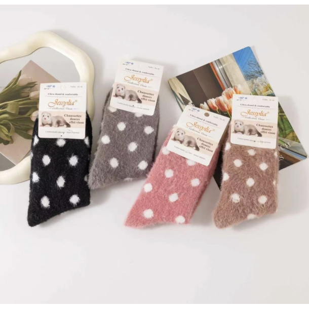 Sokker fluffy str 35-40