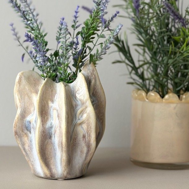 Birgitte vase H 15 cm keramik