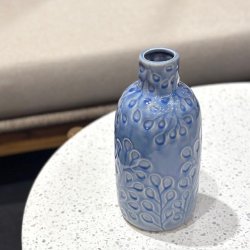 Vase berry bl keramik